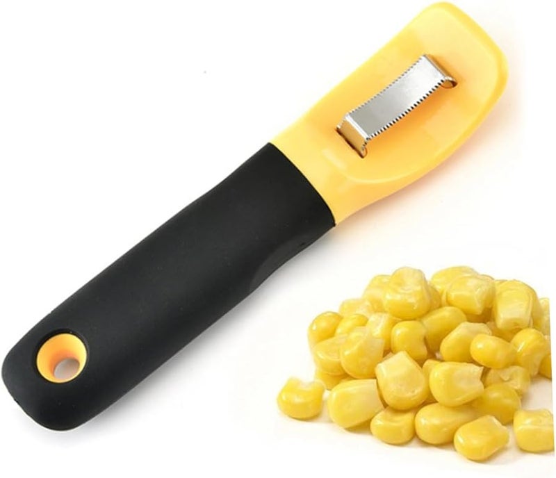 Mikinona Stainless Steel Corn Grater Shaver Compact Kitchen Gadget with Hanging Storage - Image 5